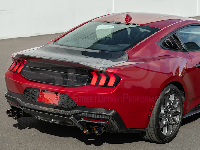 2024-UP FORD MUSTANG S650 | REAR LICENSE PLATE FRAME TRIM COVER